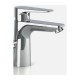Miscelatore lavabo prolungato serie Orange marca Paffoni con piletta di scarico in ottone cromo lucido