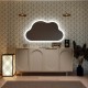 Su Misura Specchio Irregolare Filo Lucido Retroilluminante led 20W con bordo sabbiato art. spe189