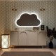 Su Misura Specchio Irregolare Filo Lucido sabbiato Retroilluminante led 20W con Pulsante Touch Integrato art. spe189