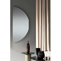 Su Misura Specchio mezza luna Filo Lucido Art. spe4398 montaggio reversibile