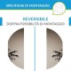 Su Misura Specchio bronzo mezza luna Filo Lucido Art. spe5398