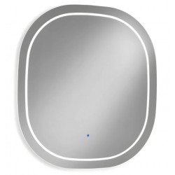 Su Misura Specchio Bagno Filo Lucido Retroilluminate led 20W art.623 con pulsante touch integrato