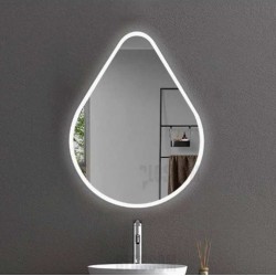 Specchio Su Misura Filo Lucido Retroilluminante led 20W mod. Goccia