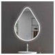 Su Misura Specchio Irregolare Filo Lucido Retroilluminante led 20W con bordo sabbiato + pulsante touch art. spe205