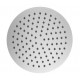 Soffione doccia tondo 20 cm slim in acciaio inox cromato anticalcare