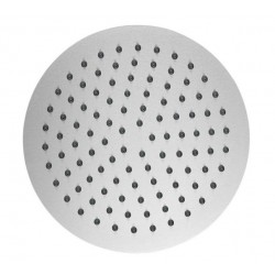 Soffione doccia tondo 20 cm slim in acciaio inox cromato anticalcare