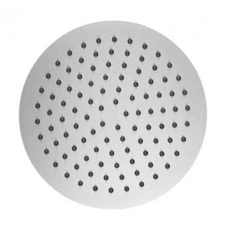 Soffione doccia tondo 20 cm slim in acciaio inox cromato anticalcare