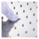 Soffione doccia tondo 20 cm slim in acciaio inox cromato anticalcare