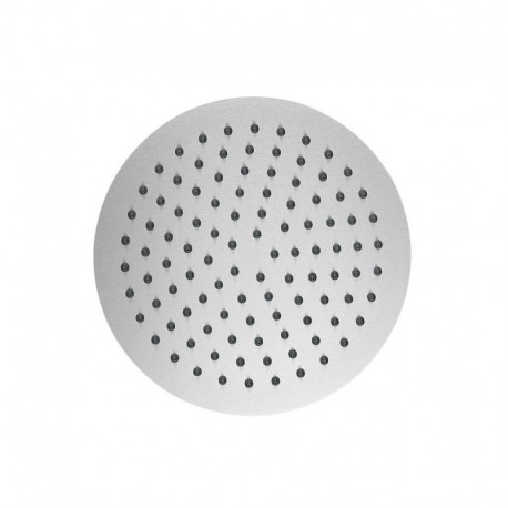 Soffione doccia tondo diametro 25 cm slim in acciaio inox cromato anticalcare