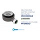 Piletta sifonata microdrain per piatto doccia ispezionabile filettata Ø 90 mm. Bonomini