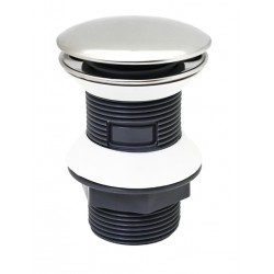 Piletta Click-Clack 2 in 1 UNIVERSALE da senza a con troppopieno da 1"1/4 diam 40 mm.