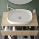 Piletta Click Clack UNIVERSALE In acciaio spazzolato Con Tappo tondo da  1"1/4 per lavabo o bidet senza troppo pieno