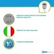 Piletta Click Clack UNIVERSALE In acciaio spazzolato Con Tappo tondo da  1"1/4 per lavabo o bidet senza troppo pieno