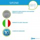 Sifone ispezionabile scarico a esse in ABS da 1"1/4 di bonomini 0370OT25K7