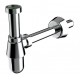 Sifone ispezionabile scarico a bottiglia in ABS da 1"1/4 di bonomini 0570OT25K7 modello Thermotrap