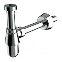 Sifone ispezionabile scarico a bottiglia in ABS da 1"1/4 di bonomini 0570OT25K7 modello Thermotrap
