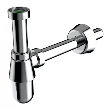 Sifone ispezionabile scarico a bottiglia in ABS da 1"1/4 di bonomini 0570OT25K7 modello Thermotrap