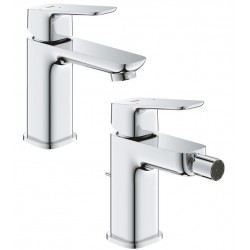 Miscelatori Lavabo + Bidet serie Cubeo di Grohe con Pilette click clack 1 1/4"