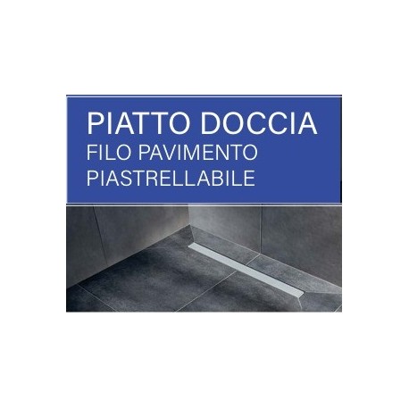 Piatto doccia Misura 120x120 cm. piastrellabile board