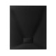 Piatto Doccia 70 x 170 cm tagliabile in Acrilico Sanitario di Colore Nero Altezza 2,6 cm effetto ardesia