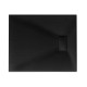 Piatto Doccia 70 x 170 cm tagliabile in Acrilico Sanitario di Colore Nero Altezza 2,6 cm effetto ardesia