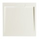 Piatto Doccia 90x90 cm in Pietra Sintetica altezza da 2,4 a 3 cm colore  beige (RAL 9001 - bianco crema)