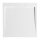 Piatto Doccia 100x100 cm in Pietra Sintetica altezza da 2,4 a 3 cm colore bianco (RAL 9003 - bianco segnale)