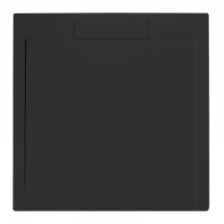 Piatto Doccia 90x90 cm in Pietra Sintetica altezza da 2,4 a 3 cm colore grafite (RAL 7016 - grigio antracite)