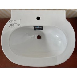 Lavabo pozzi ginori easy 02 da 68 cm. art. 42031000 in ceramica bianca lucida