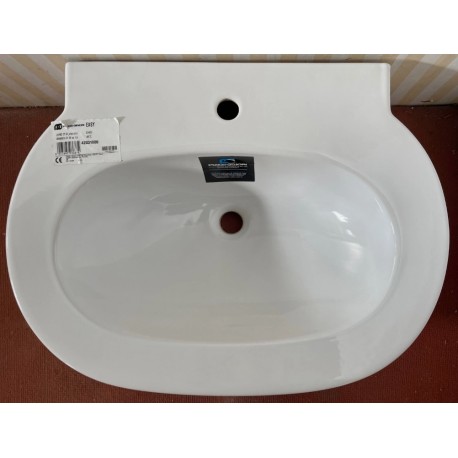 Lavabo pozzi ginori easy 02 da 68 cm. art. 42031000 in ceramica bianca lucida