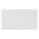 Piatto Doccia 80x140 cm in Pietra Sintetica altezza da 2,4 a 3 cm colore bianco (RAL 9003 - bianco segnale)