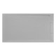 Piatto Doccia 80x140 cm in Pietra Sintetica altezza da 2,4 a 3 cm colore grafite (RAL 7035 - grigio luce)