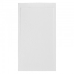 Piatto Doccia 100x120 cm in Pietra Sintetica altezza da 2,4 a 3 cm colore bianco (RAL 9003 - bianco segnale)
