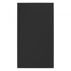 Piatto Doccia 100x140 cm in Pietra Sintetica altezza da 2,4 a 3 cm colore grafite (RAL 7016 - grigio antracite)
