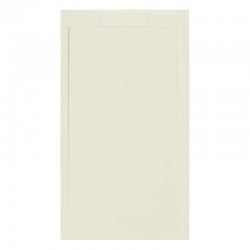 Piatto Doccia 90x200 cm in Pietra Sintetica altezza da 2,4 a 3 cm colore beige (RAL 9001 - bianco crema)