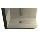 Piatto Doccia in Pietra Sintetica Effetto Legno 80X100 cm Asimmetrico Stondato