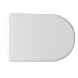 Sedile wc per Hidra vaso Onda in Legno Poliestere Colato - Fissaggio con cerniere passanti