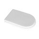 Sedile wc per Hidra vaso Onda a chiusura soft-close in Legno Poliestere Colato 