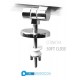 Sedile wc per Hidra vaso Onda a chiusura soft-close in Legno Poliestere Colato 