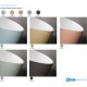 Vasca da bagno freestanding Alma Treesse in solid surface