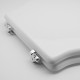 Sedile wc per Hidra vaso Ellade in Legno Poliestere Colato - Fissaggio con cerniere passanti