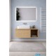 Lavabo da appoggio 60,5 larghezza x 40  profondità cm. in ceramica bianca modello agua 60