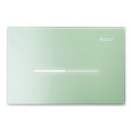 Placca pucci eco sfioro in vetro 2015 verde