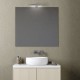 Lavabo da appoggio forma tonda diametro 41,5 cm. in ceramica bianca modello zephirus 40