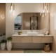 Su Misura Specchio da Bagno Filo Lucido Reversibile cod.41