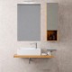 Lavabo da appoggio o sospeso in ceramica bianca con foro per rubinetteria – Modello Nix 25 di Barbottina