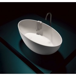 Vasca da bagno freestanding Bali Treesse in solid surface