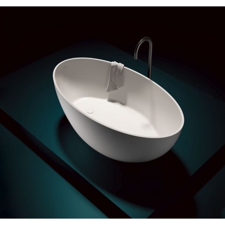 Vasca da bagno freestanding Bali Treesse in solid surface