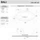 Vasca da bagno freestanding Bali Treesse in solid surface
