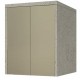 Porta lavatrice/asciugatrice per lavanderia savini ad ante l.79cm h.91cm p.65cm tortora/pietra fig. Savini